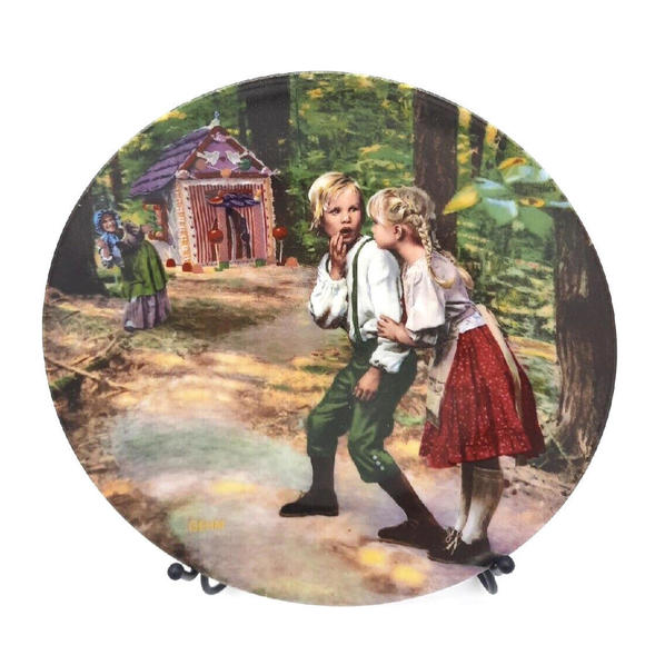 Vintage Konigszelt Bayern 1982 Hansel & Gretel Numbered Collectors Plate Germany - Picture 2 of 5